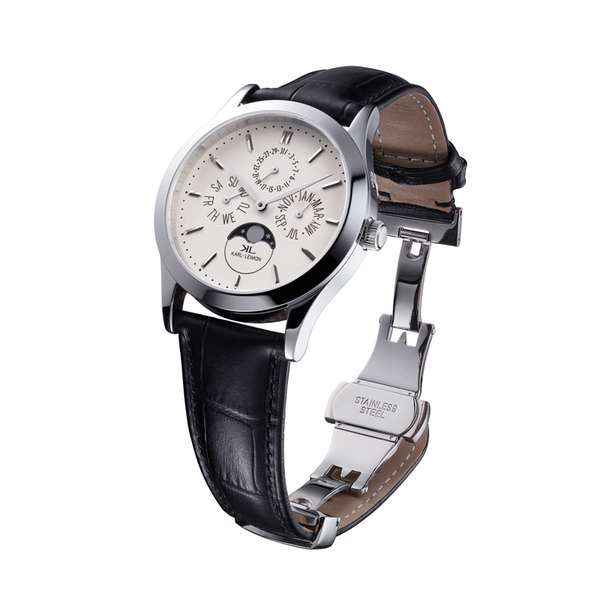 KARL-LEIMON]カルレイモンStainless Steel with White Dial - KARL 