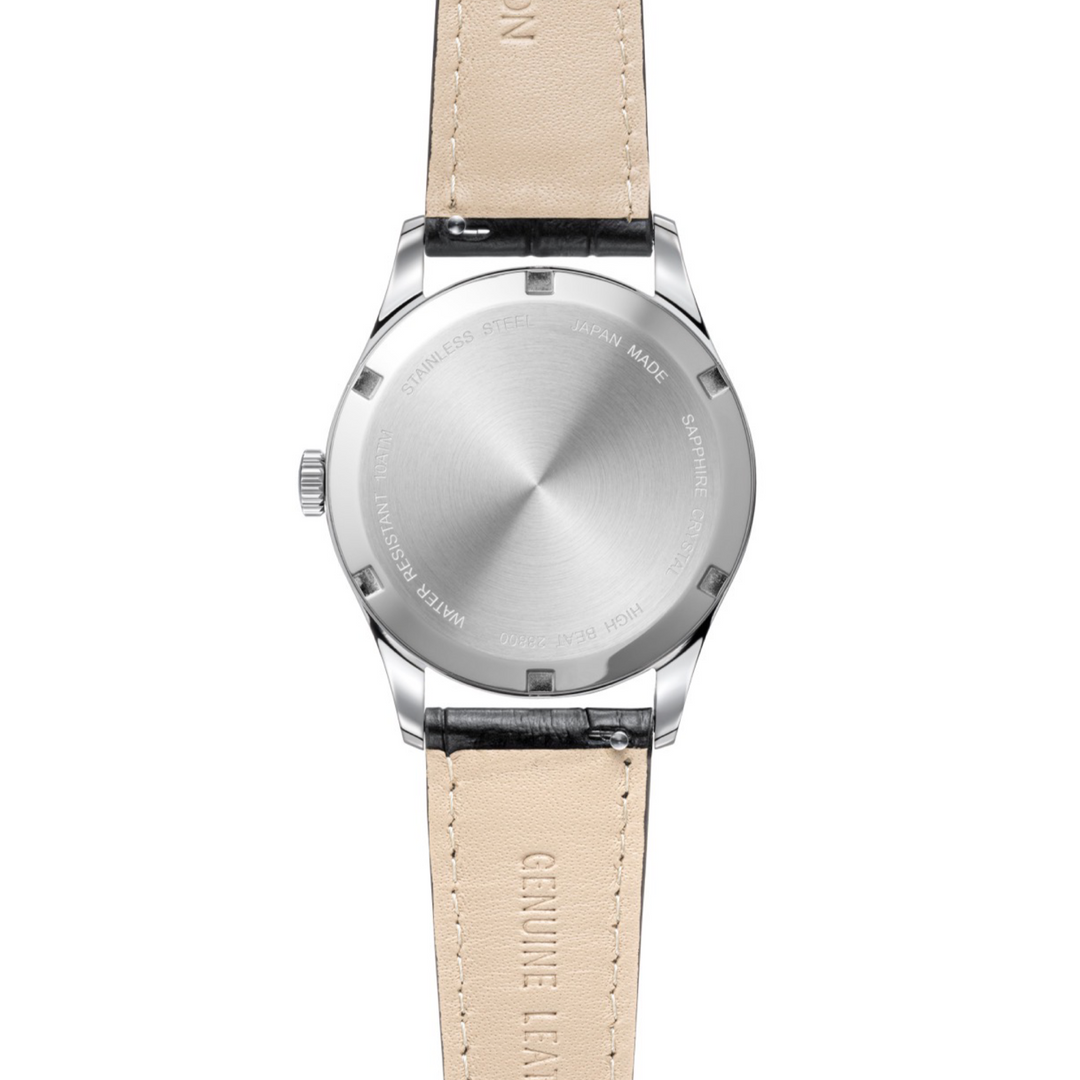 Non Date WHITE Heat Treated Blue Hands - KARL-LEIMON Watches