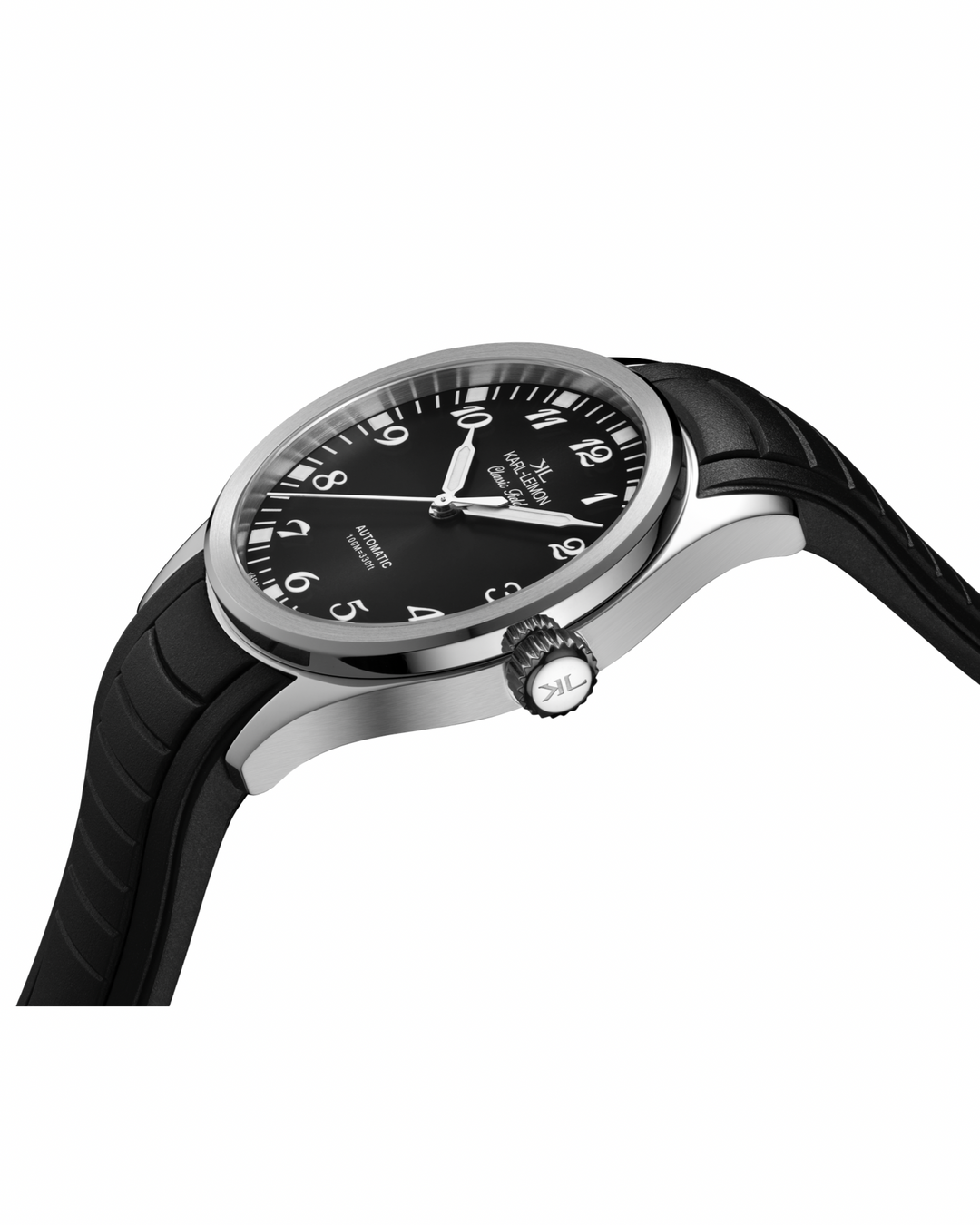 Arabic Printed Black - KARL-LEIMON Watches Arabic Printed Black - KARL-LEIMON Watches