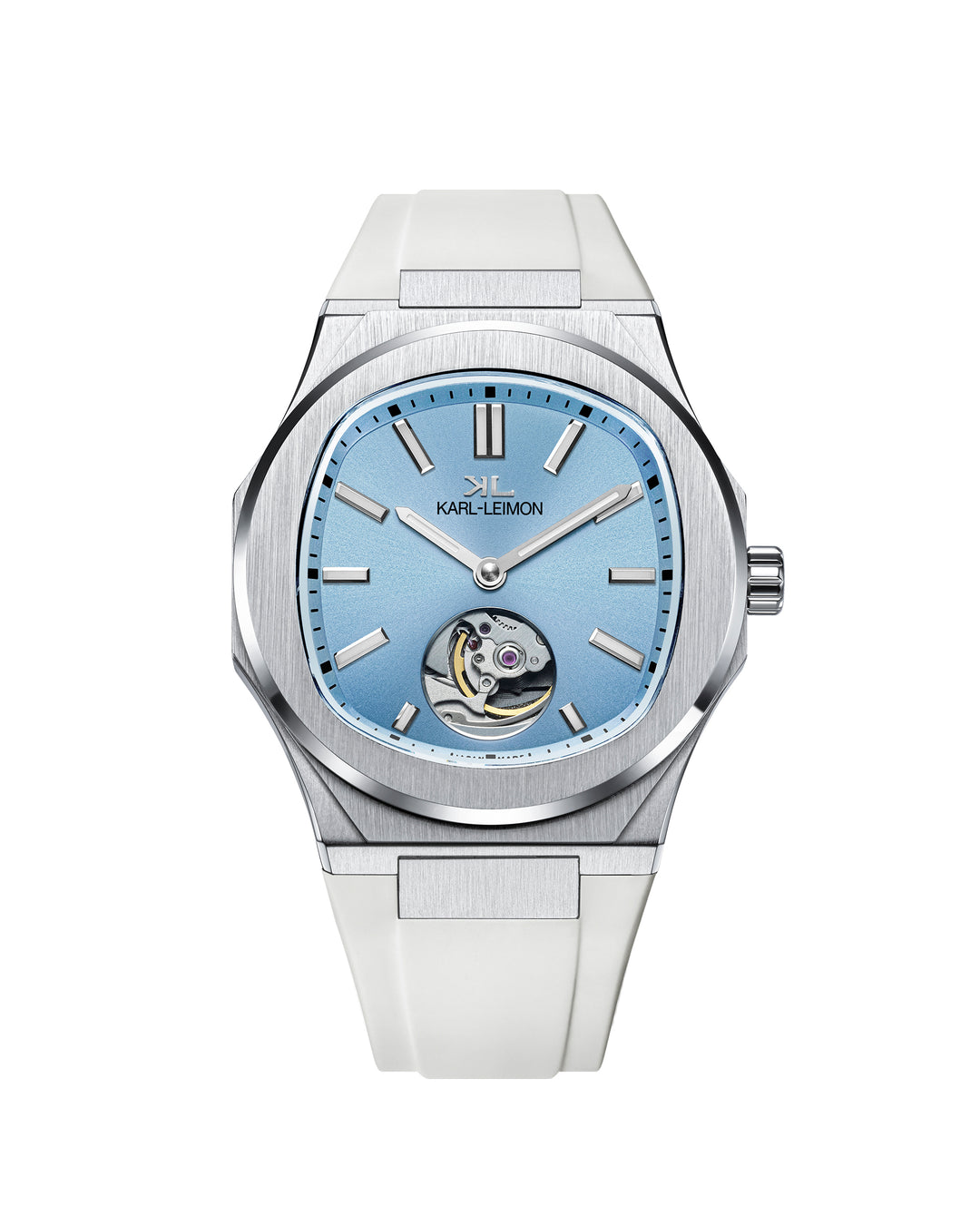 Open Heart ICE BLUE - KARL-LEIMON Watches