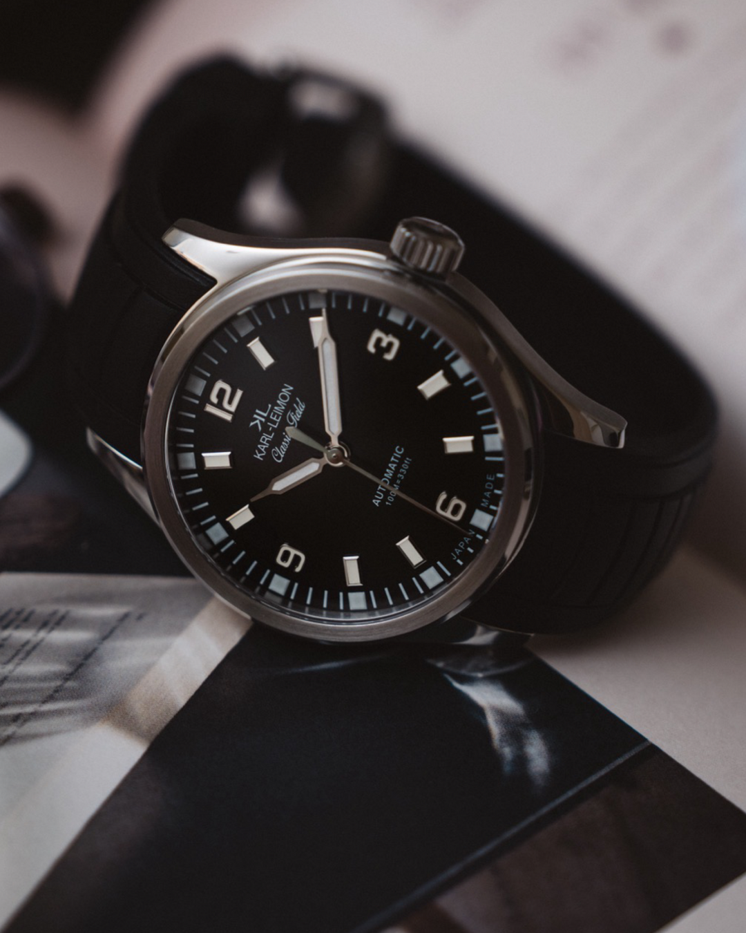 Applied Indices Black - KARL-LEIMON Watches