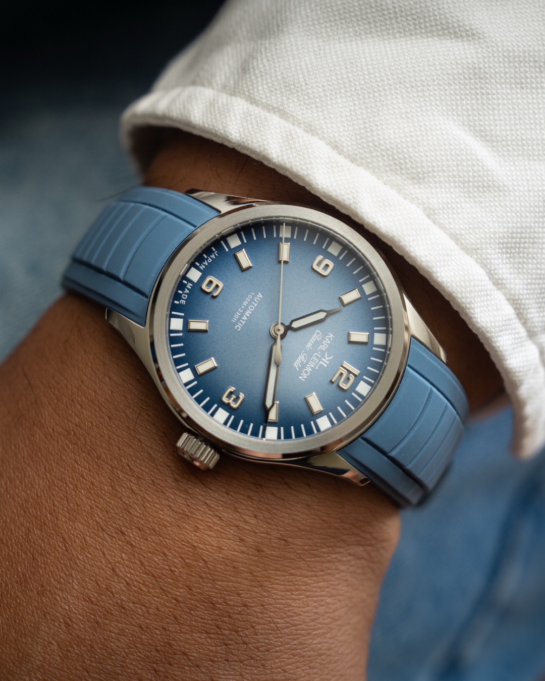 Applied Indices Ice Blue - KARL-LEIMON Watches