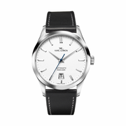 3Hands Date WHITE Heat Treated Blue Hands