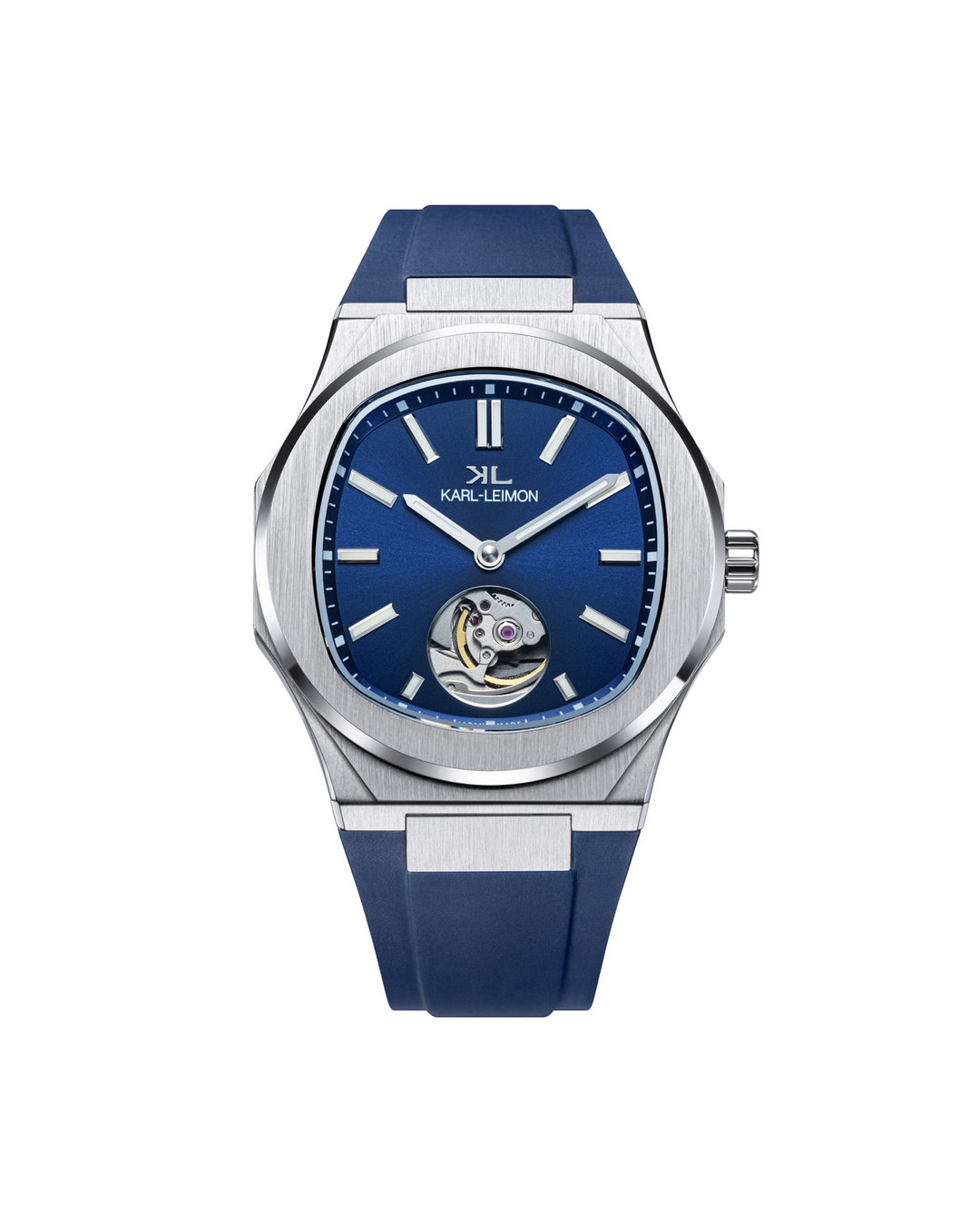 Open Heart BLUE - KARL-LEIMON Watches Open Heart BLUE - KARL-LEIMON Watches