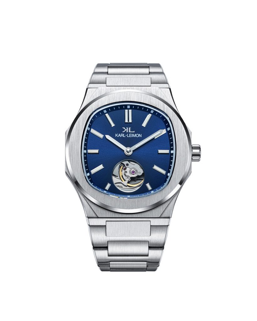 OPEN HEART BLUE - KARL-LEIMON Watches