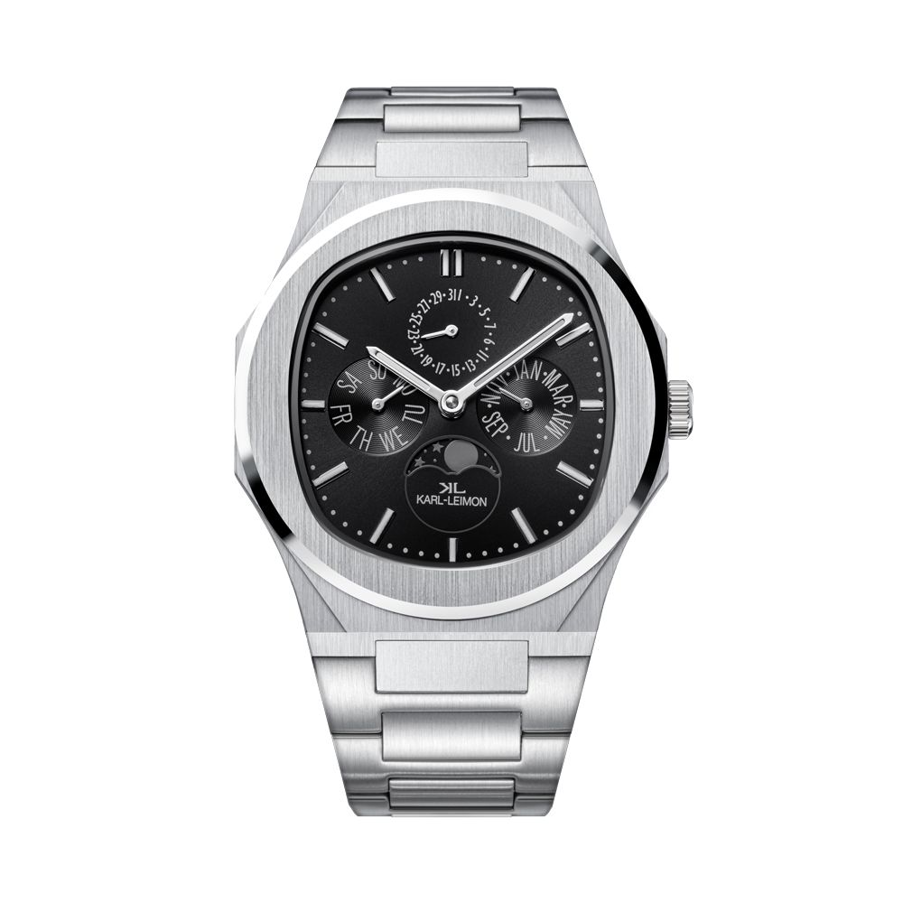 Stainless Steel Black - KARL-LEIMON Watches
