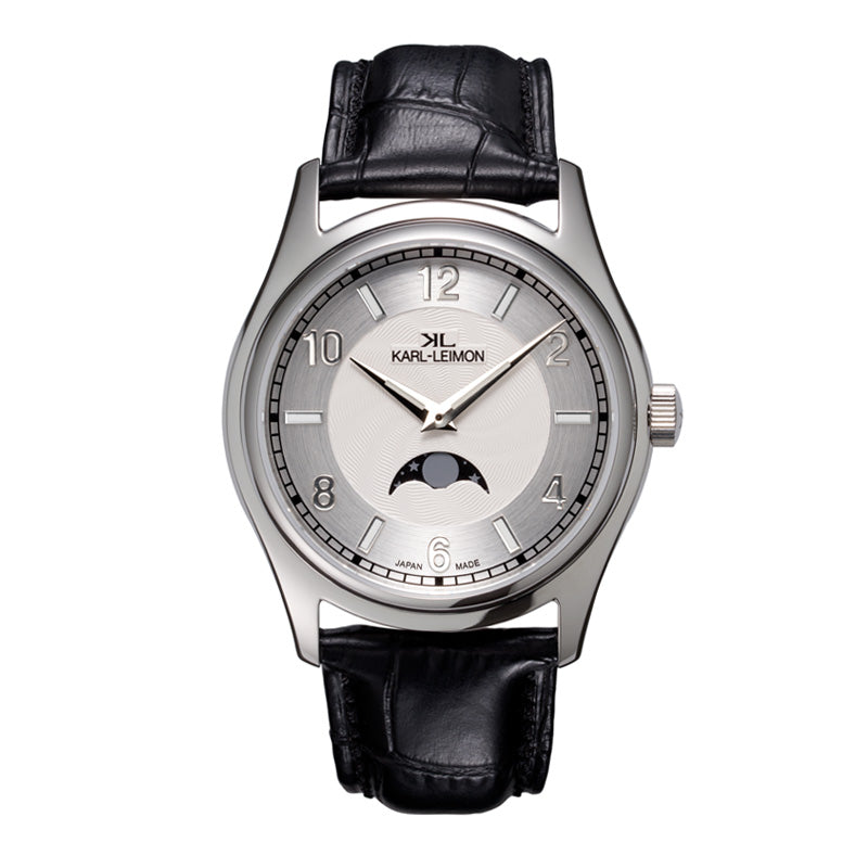 Single Moonphase WHITE - KARL-LEIMON Watches