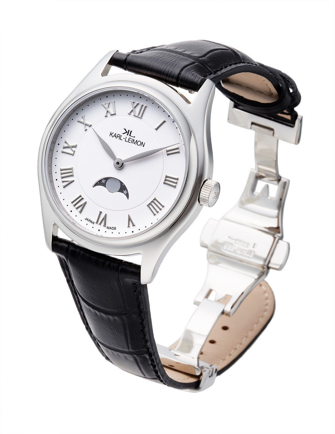 Single Moonphase WHITE - KARL-LEIMON Watches