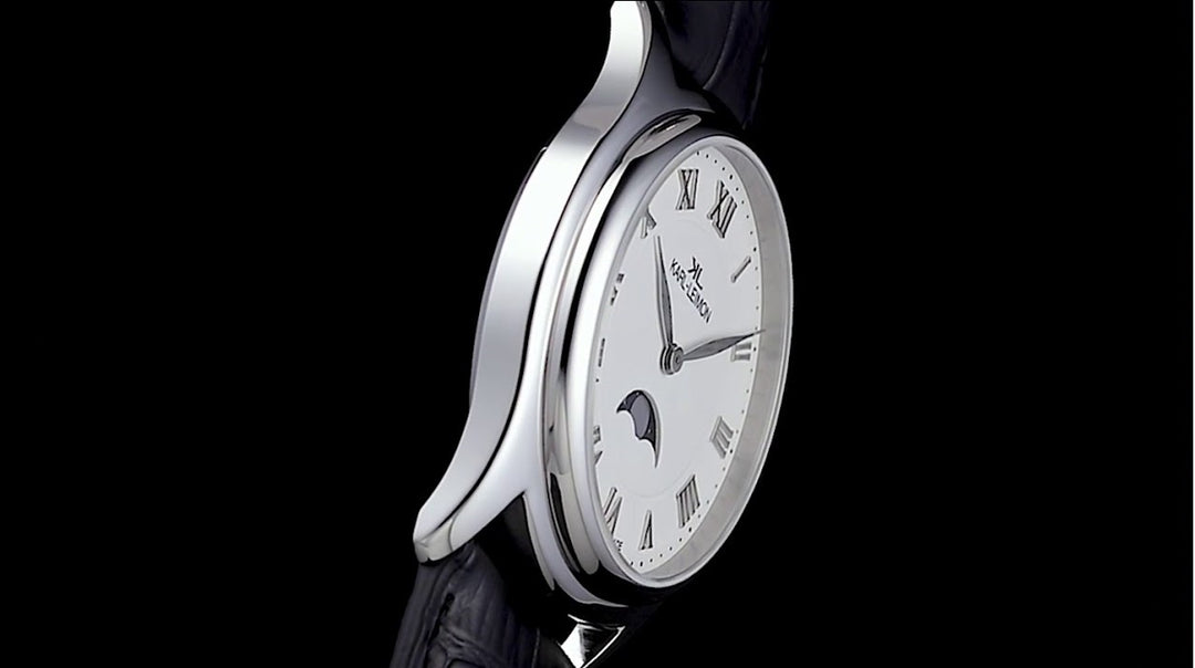 Single Moonphase WHITE - KARL-LEIMON Watches